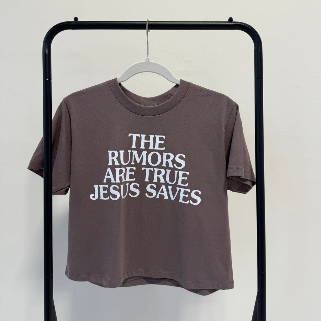 "JESUS SAVES" Boxy T-Shirt