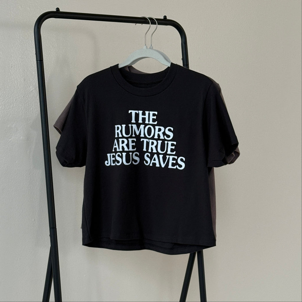 "JESUS SAVES" Boxy T-Shirt