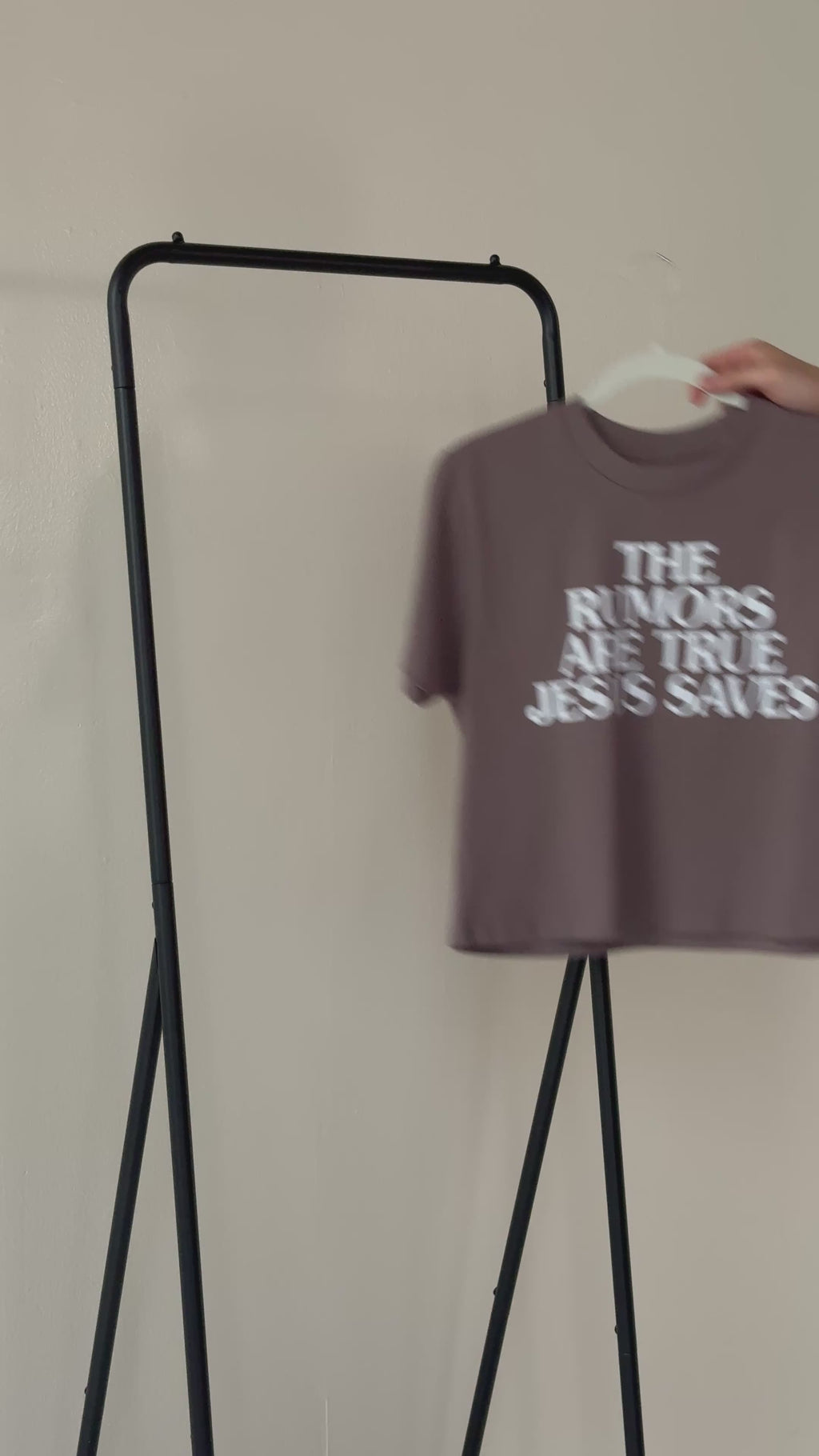 "JESUS SAVES" Boxy T-Shirt