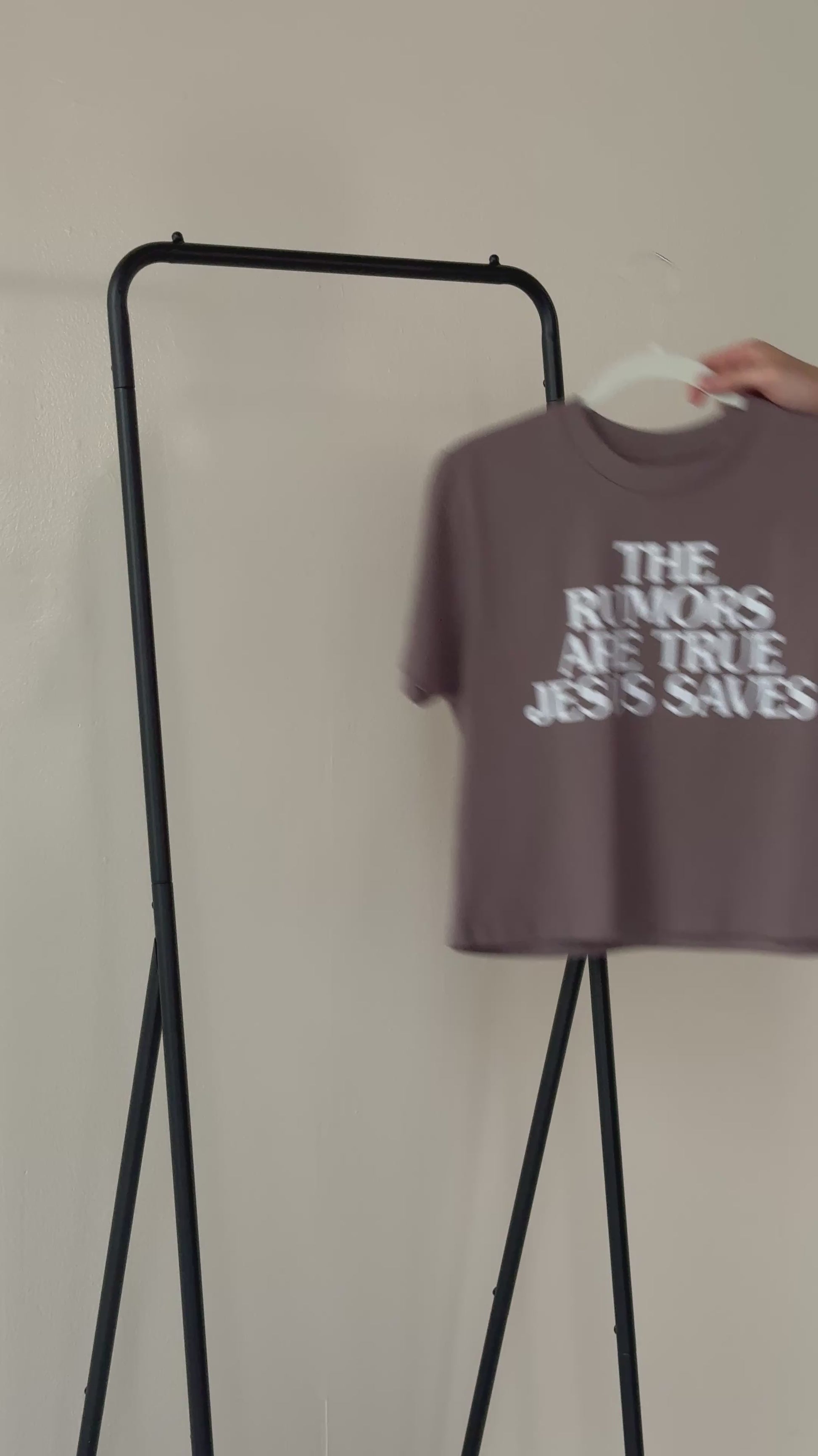 "JESUS SAVES" Boxy T-Shirt